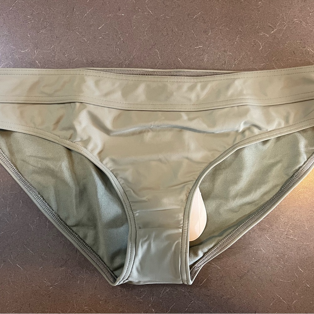prAna Women's Ramba Bikini Swim Bottom Size XL Sweet Agave Green NWT